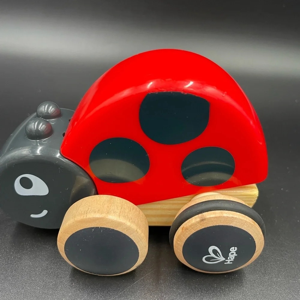 Ladybug Hape pull along Toy